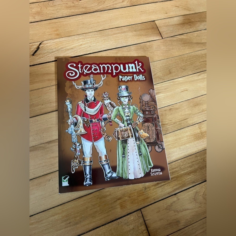 Steam punk paper dolls book uncut